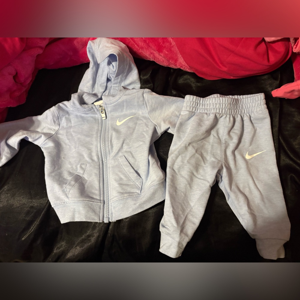 Blue baby Nike 2 piece outfit size 3m